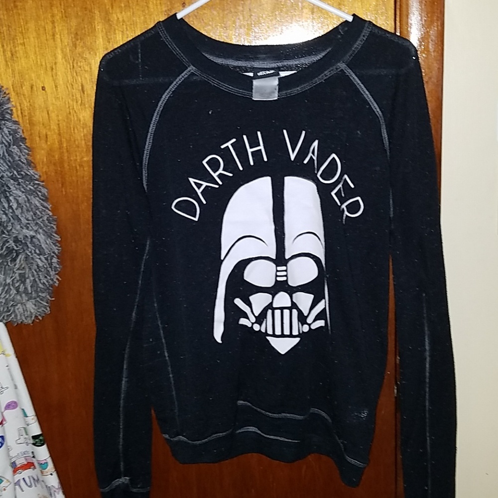 Long sleeved darth vader shirt